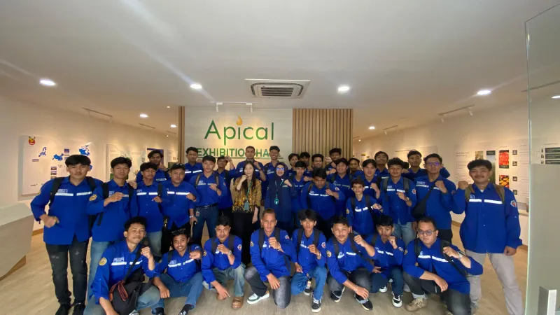 Kunjungan Industri ke PT Kutai Refinery Nusantara (KRN) APICAL Group