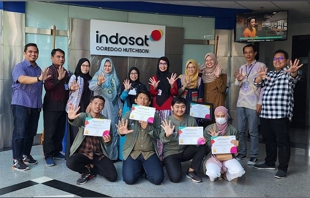 Closing Ceremony Program Magang Industri Batch 1 Merdeka Belajar Kampus Merdeka (MBKM) dengan PT Indosat